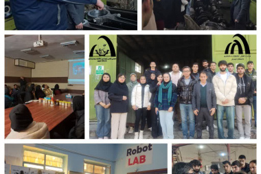 بازدید دانشجویان مکانیک بیوسیستم از شرکت های مرتبط با ماشین و فنی حرفه ایی در شیراز