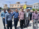 مشارکت اساتید،کارکنان و دانشجویان دانشگاه جهرم در راه پیمایی باشکوه روز قدس