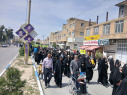 مشارکت اساتید،کارکنان و دانشجویان دانشگاه جهرم در راه پیمایی باشکوه روز قدس
