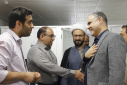 حضور سرپرست دانشگاه جهرم دکتر محمد قناعتیان جبذری بر مزار شهید گمنام و ادای احترام به شهیدان
