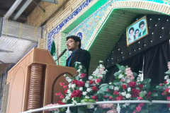نماینده بسیج دانشجویی در سخنرانی پیش از خطبه های نماز جمعه