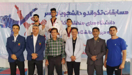 قهرمانی دانشجوی تکواندو کار دانشگاه جهرم در مسابقات دانشجویی کشور